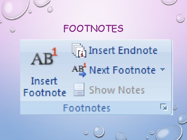 FOOTNOTES 