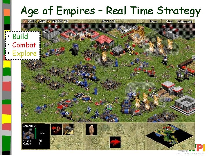 Age of Empires – Real Time Strategy • Build • Combat • Explore 