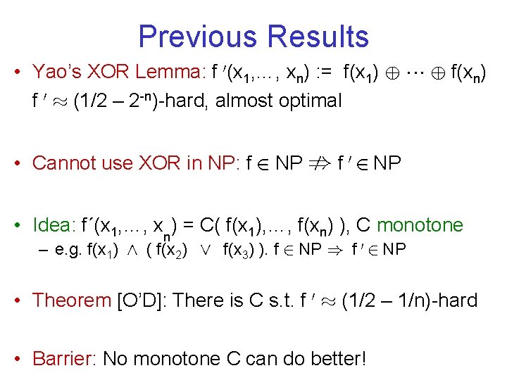 Derandomization New Results And Applications Emanuele Viola Harvard