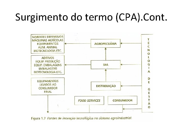 Surgimento do termo (CPA). Cont. 