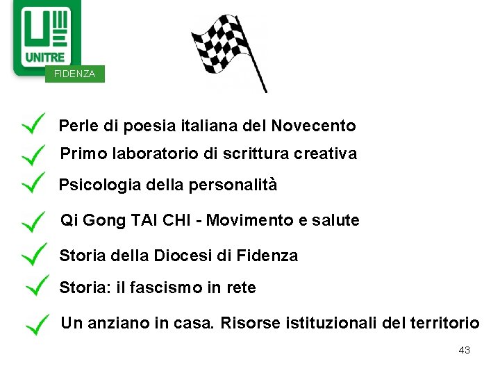 FIDENZA Perle di poesia italiana del Novecento Primo laboratorio di scrittura creativa Psicologia della FIDENZA Perle di poesia italiana del Novecento Primo laboratorio di scrittura creativa Psicologia della