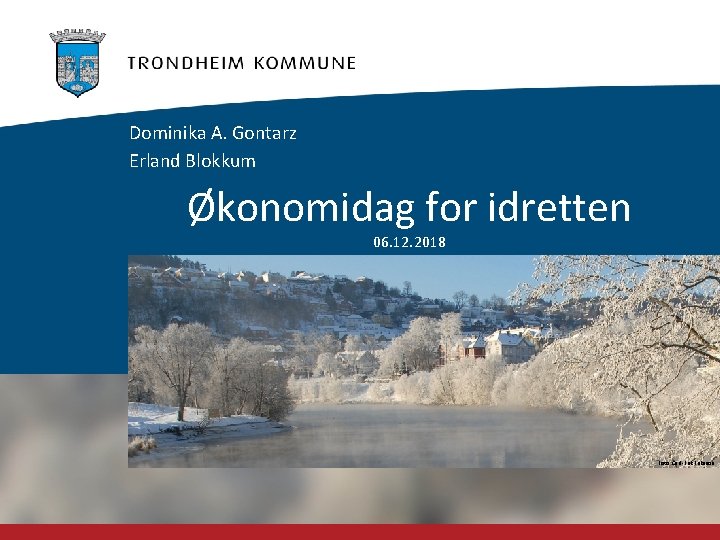 Dominika A. Gontarz Erland Blokkum Økonomidag for idretten 06. 12. 2018 Foto: Carl-Eriksson 