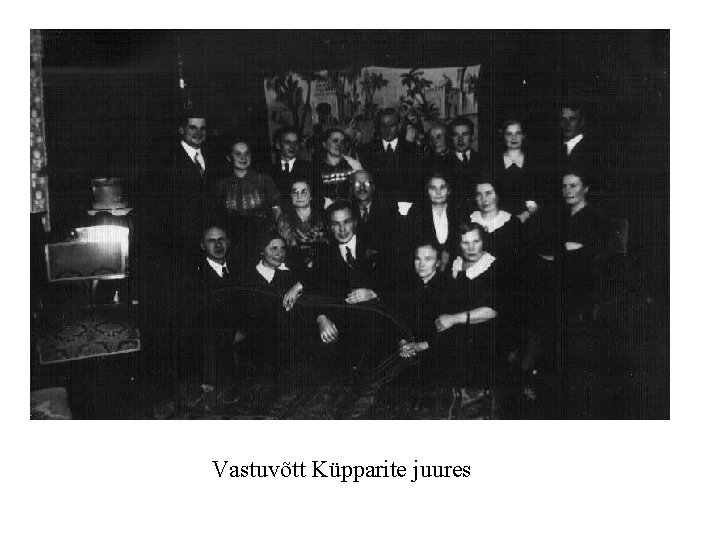 Vastuvõtt Küpparite juures 