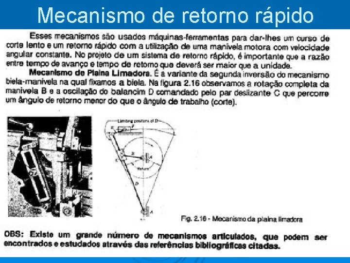 Mecanismo de retorno rápido 