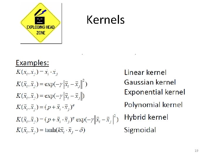 Kernels 19 