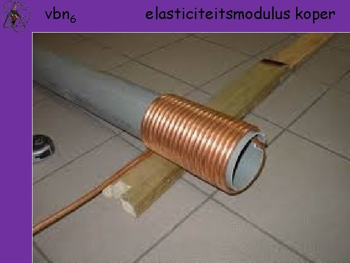 vbn 6 elasticiteitsmodulus koper Op een draad van 3, 00 m lengte met een