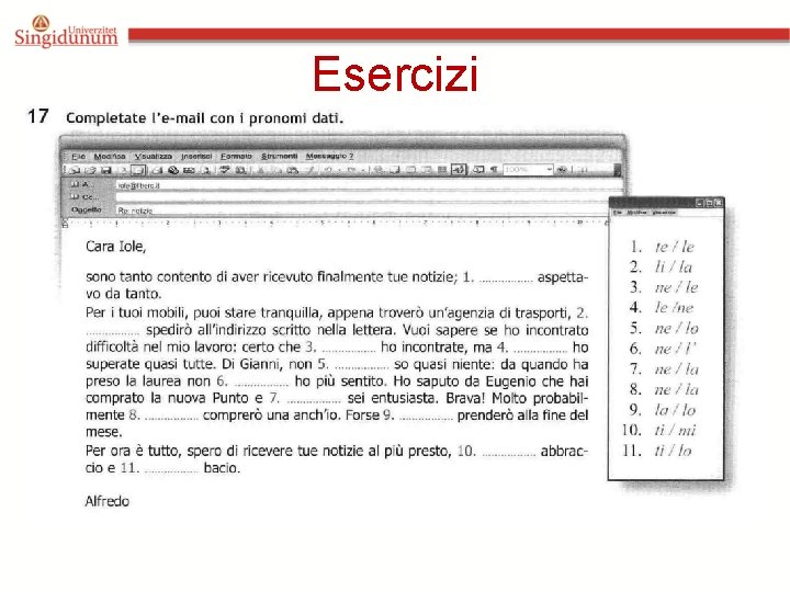 Esercizi 