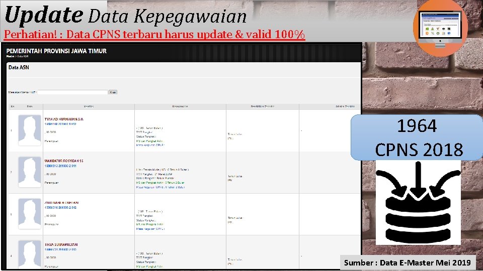 Update Data Kepegawaian Perhatian! : Data CPNS terbaru harus update & valid 100% 1964