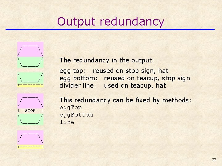 Output redundancy ______ /   / ______/ +----+ ______ /  / |