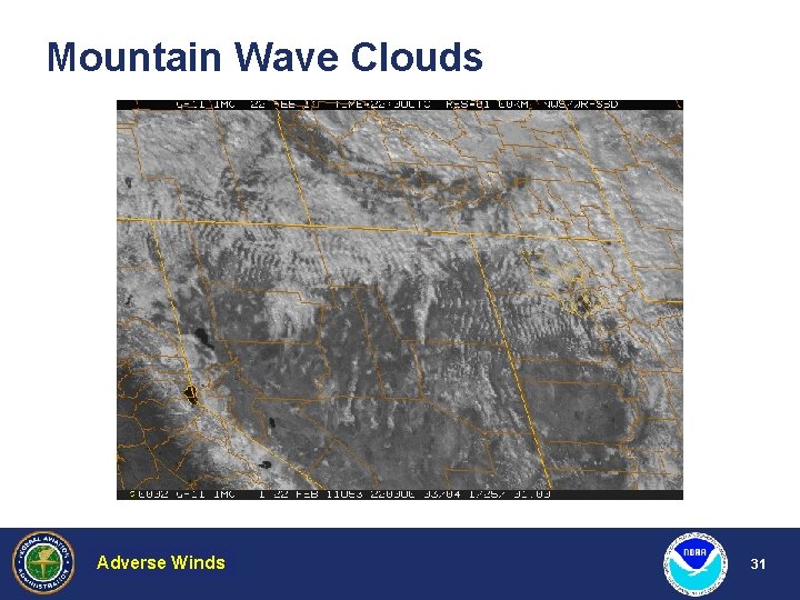 Mountain Wave Clouds Adverse Weather Winds Hazardous 31 