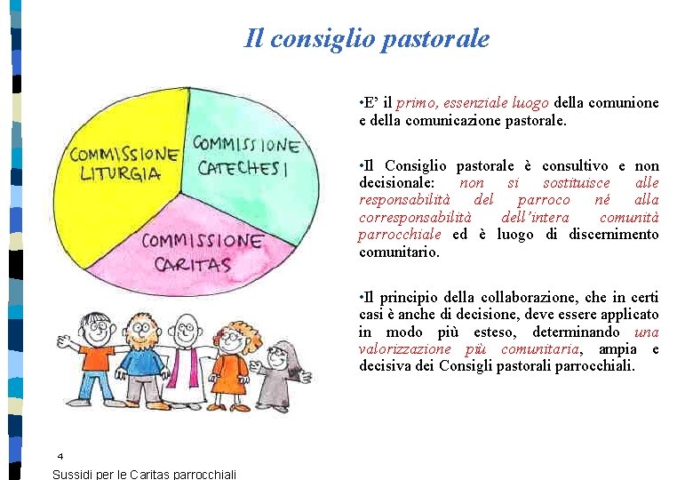 Il consiglio pastorale • E’ il primo, essenziale luogo della comunione e della comunicazione Il consiglio pastorale • E’ il primo, essenziale luogo della comunione e della comunicazione