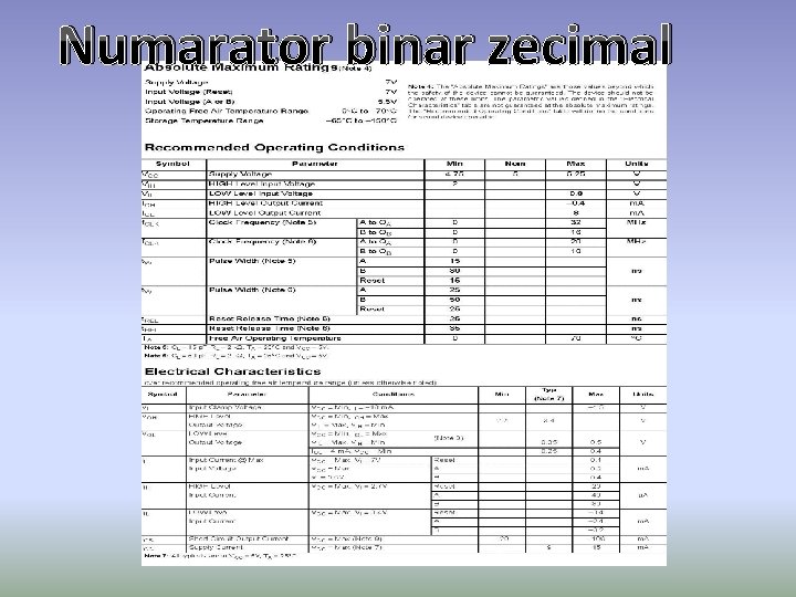 Numarator binar zecimal 