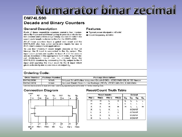 Numarator binar zecimal 