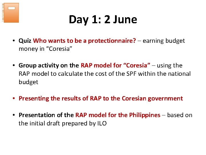 Day 1: 2 June • Quiz Who wants to be a protectionnaire? – earning Day 1: 2 June • Quiz Who wants to be a protectionnaire? – earning