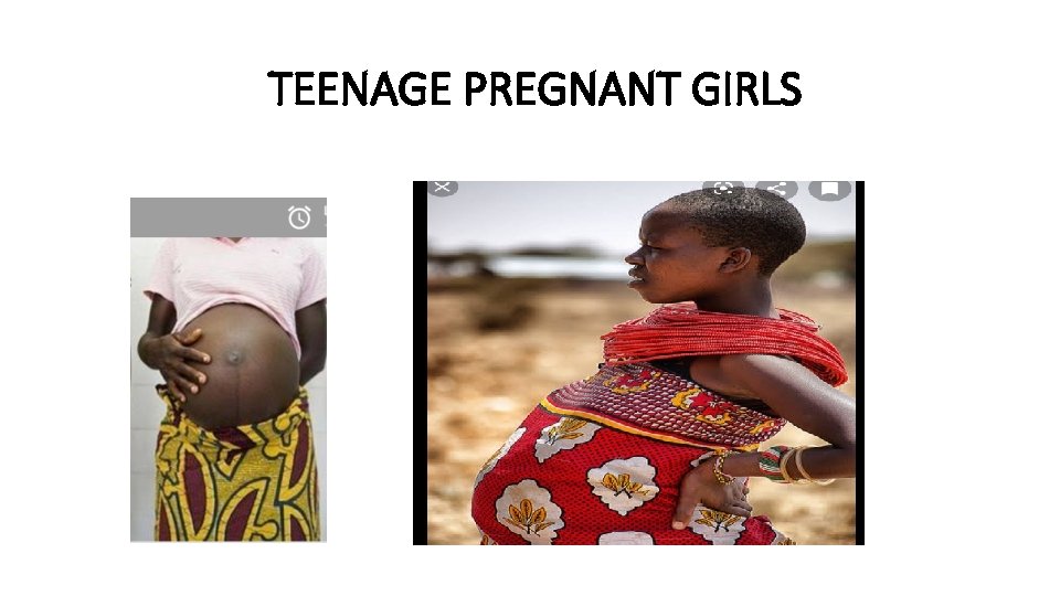 TEENAGE PREGNANT GIRLS 