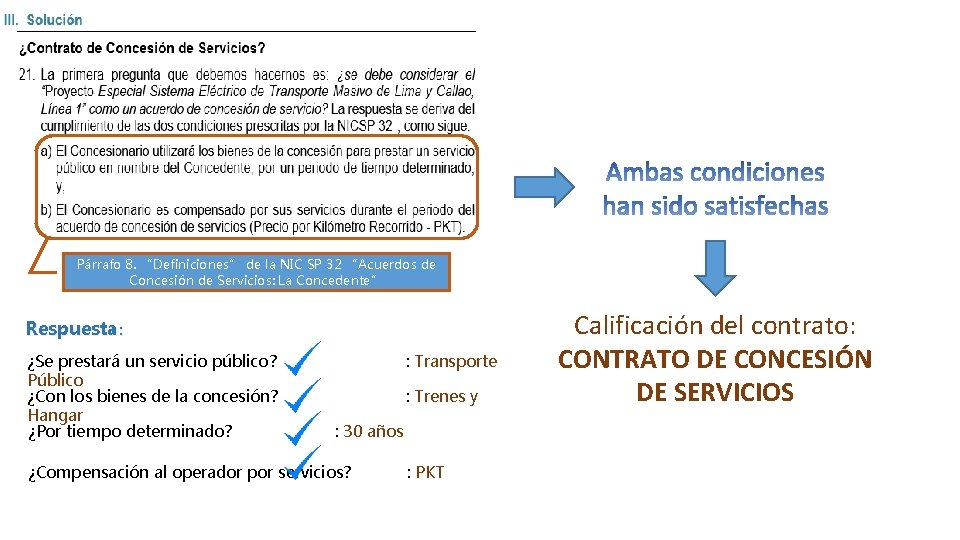 Párrafo 8. “Definiciones” de la NIC SP 32 “Acuerdos de Concesión de Servicios: La