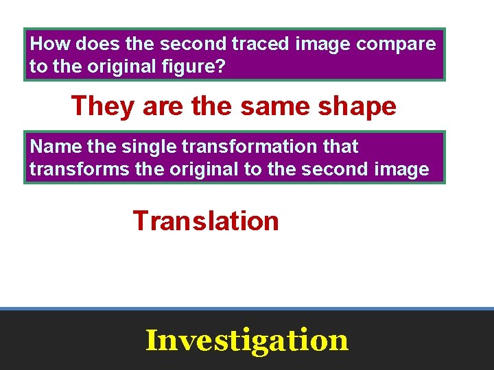 How does the second traced image compare to the original figure? They are the How does the second traced image compare to the original figure? They are the