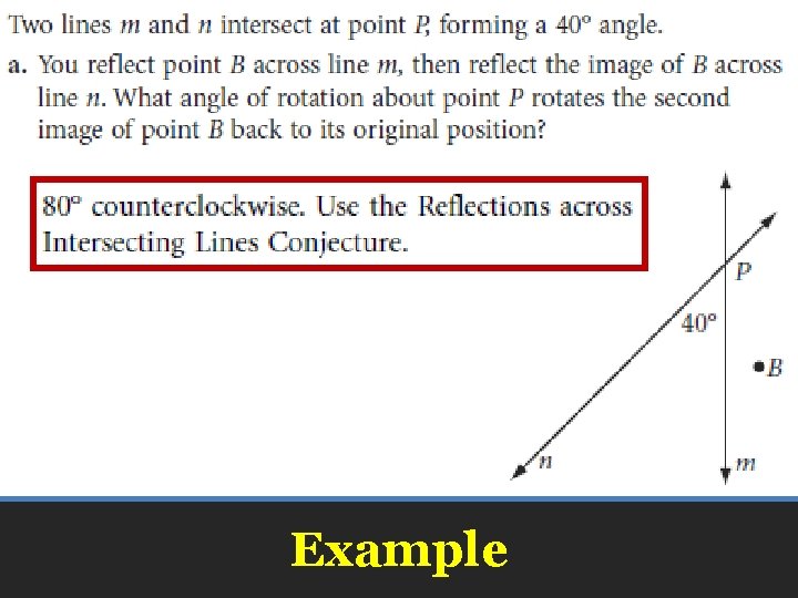 Example Example