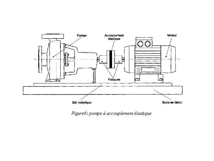 Figure 6: pompe à accouplement élastique 