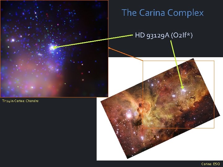 The Carina Complex HD 93129 A (O 2 If*) Tr 14 in Carina: Chandra