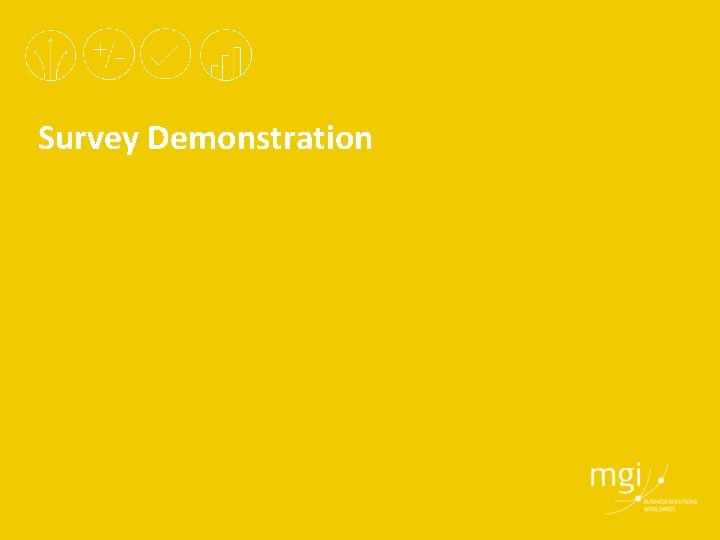 Survey Demonstration 