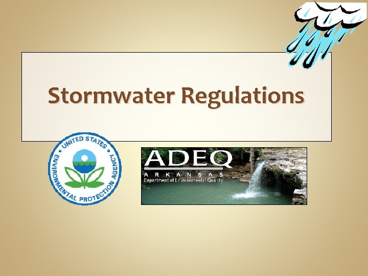 Stormwater Regulations 