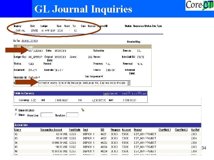 GL Journal Inquiries 34 