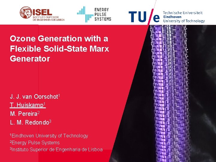 Ozone Generation with a Flexible Solid-State Marx Generator J. J. van Oorschot 1 T.