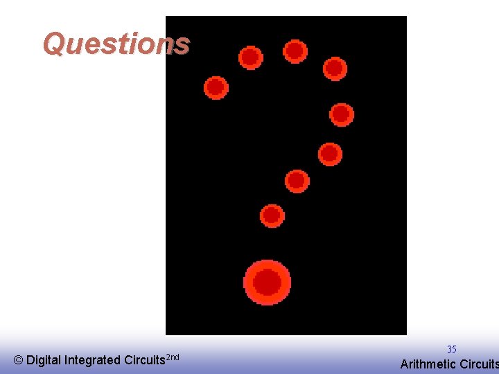Questions © EE 141 Digital Integrated Circuits 2 nd 35 Arithmetic Circuits 