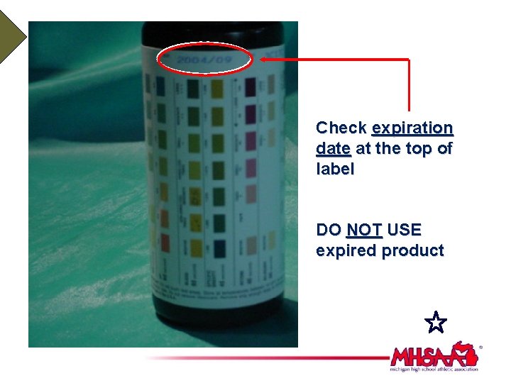 Check expiration date at the top of label DO NOT USE expired product 