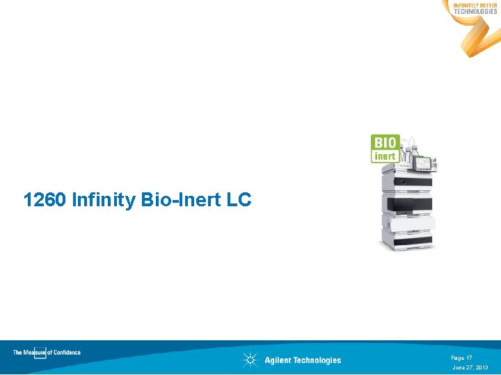 1260 Infinity Bio-Inert LC Page 17 June 27, 2013 