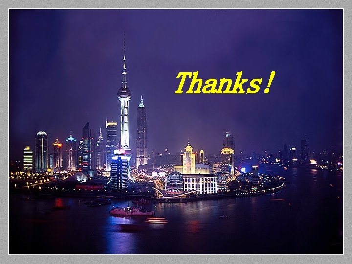 Thanks! 