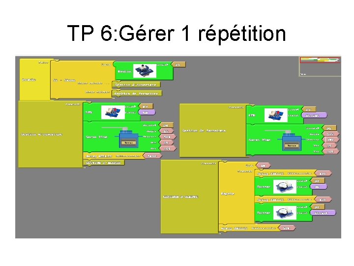 TP 6: Gérer 1 répétition 