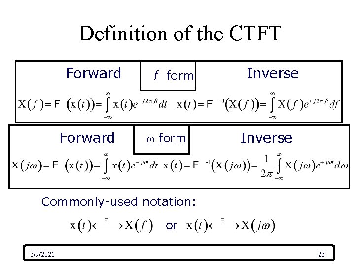 Chapter 3 Fourier Representation Of Signals And Lti