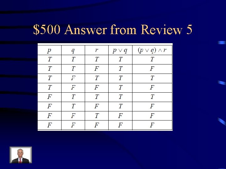 $500 Answer from Review 5 