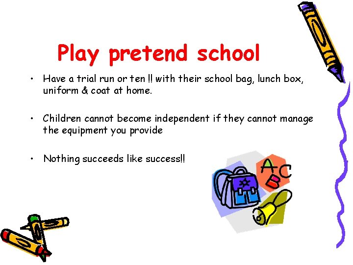 Transition from Preschool to Primary school Welcome Running