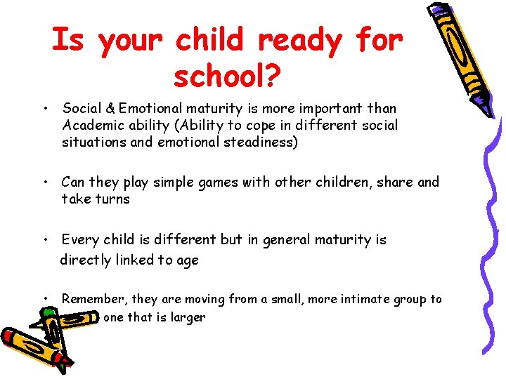 Transition from Preschool to Primary school Welcome Running