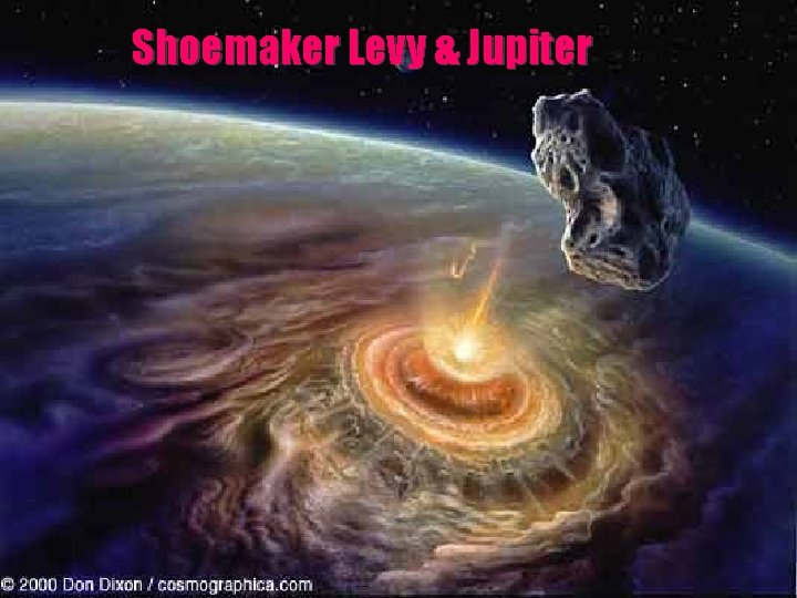 Shoemaker Levy & Jupiter Midlands. Astronomy Club – Collisions! 