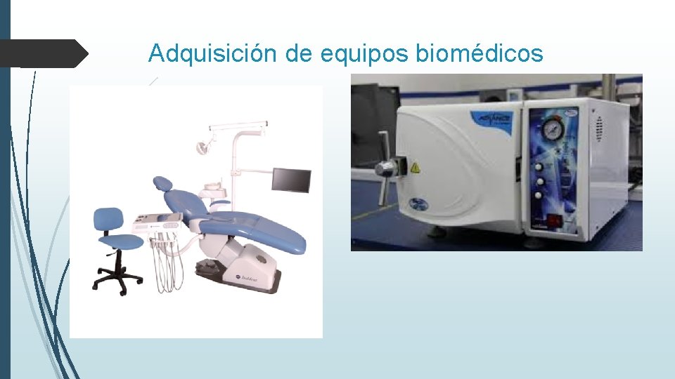 Adquisición de equipos biomédicos 