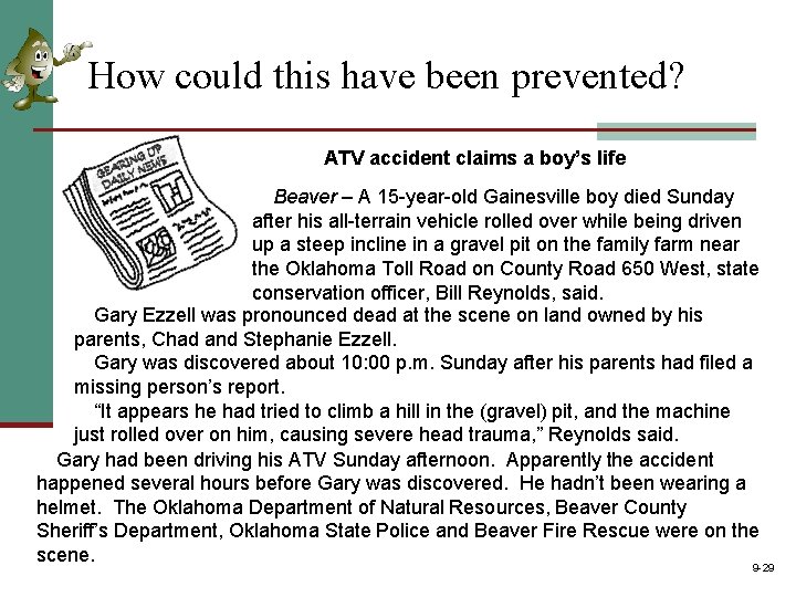 How could this have been prevented? ATV accident claims a boy’s life Beaver – How could this have been prevented? ATV accident claims a boy’s life Beaver –