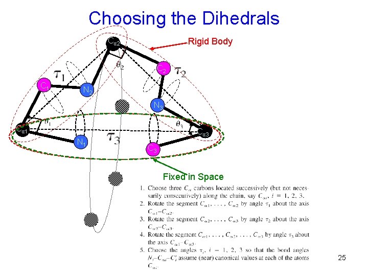 Choosing the Dihedrals Cα 2 Rigid Body C 2 C 1 N 2 N