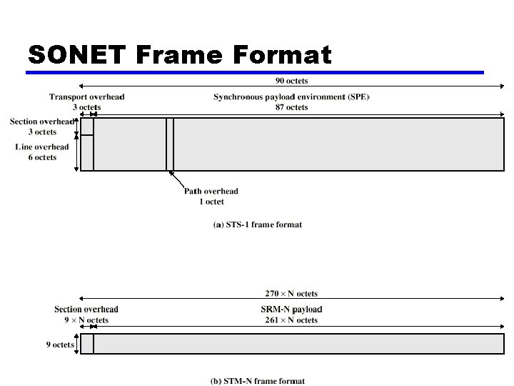 SONET Frame Format 