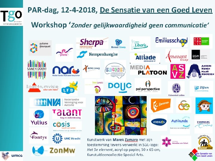 PAR-dag, 12 -4 -2018, De Sensatie van een Goed Leven Workshop ‘Zonder gelijkwaardigheid geen