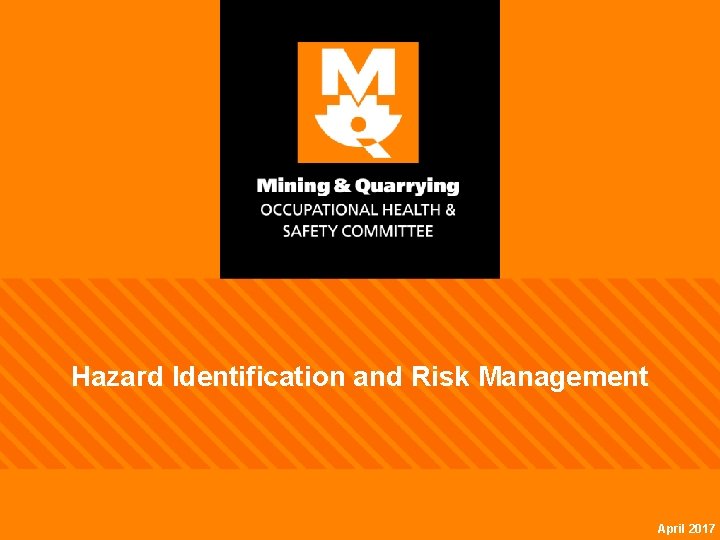 Hazard Identification and Risk Management April 2017 