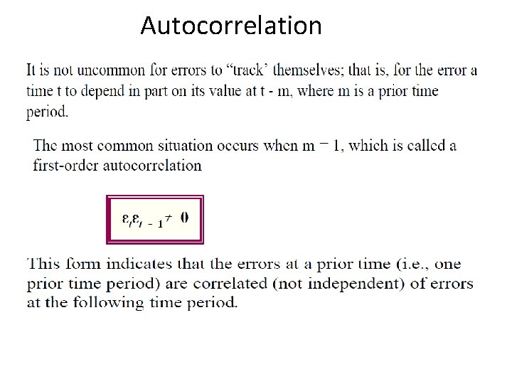 Autocorrelation 