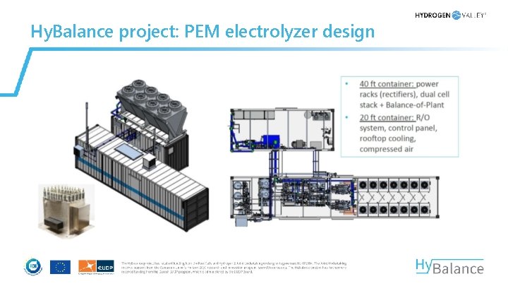 Hy. Balance project: PEM electrolyzer design 
