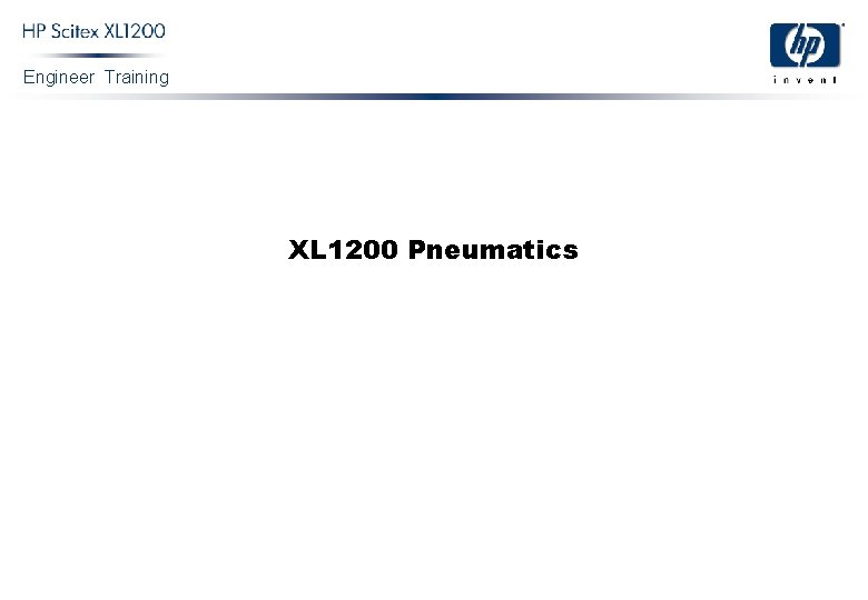 Engineer Training XL 1200 Pneumatics 