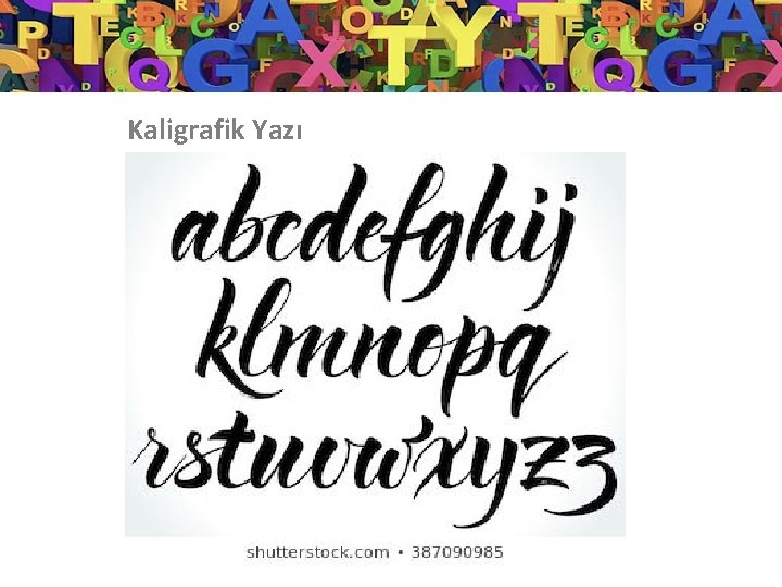 Kaligrafik Yazı 