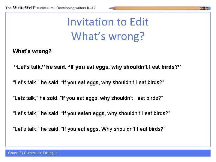 Invitation to Edit What’s wrong? “Let’s talk, ” he said. “If you eat eggs, Invitation to Edit What’s wrong? “Let’s talk, ” he said. “If you eat eggs,
