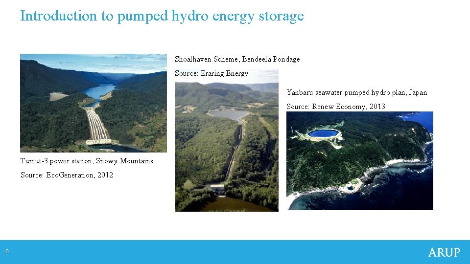 Introduction to pumped hydro energy storage Shoalhaven Scheme, Bendeela Pondage Source: Eraring Energy Yanbaru Introduction to pumped hydro energy storage Shoalhaven Scheme, Bendeela Pondage Source: Eraring Energy Yanbaru